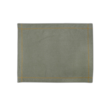 Stitch Cotton Placemat Jungle Green