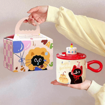 SENSENLIVE cute mug birthday gift